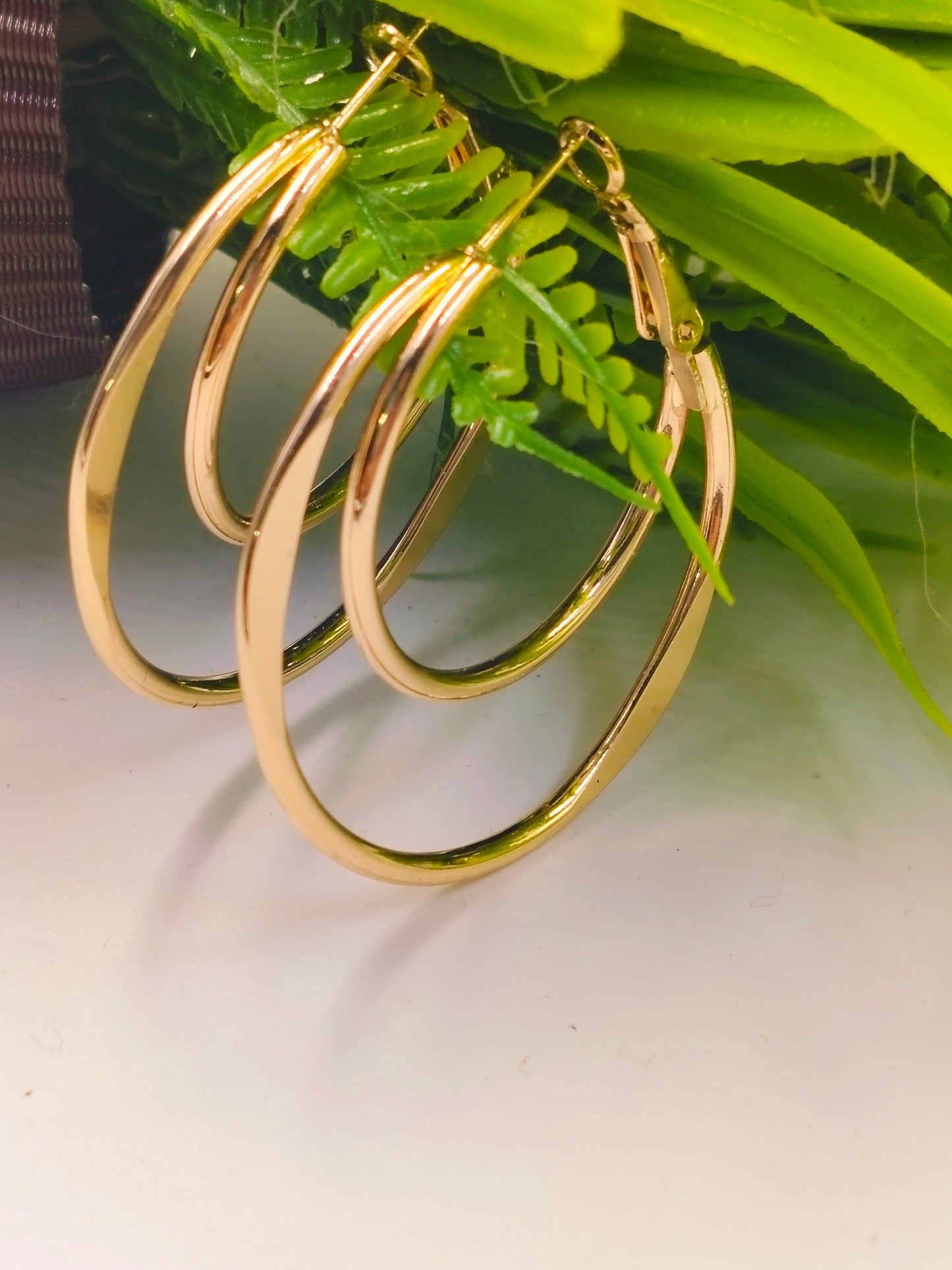 Anti Tarnish Double Delight Hoops