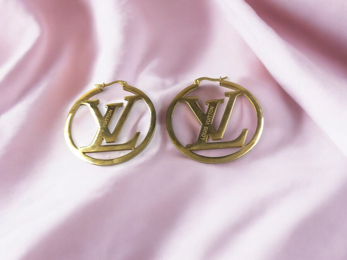Anti Tarnish Gold Plated Signature Luxe Hoops