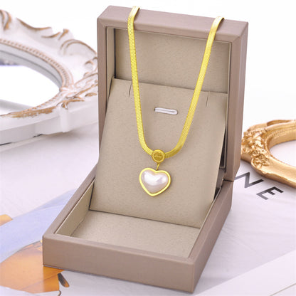 Heart Glow Zircon Pendant Necklace
