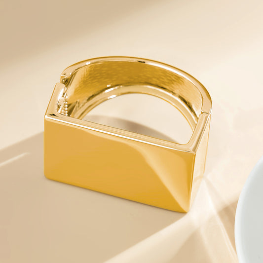 Iconic Gold Statement Cuff Bracelet