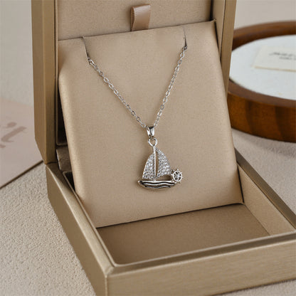 Sailboat Pendant Necklace