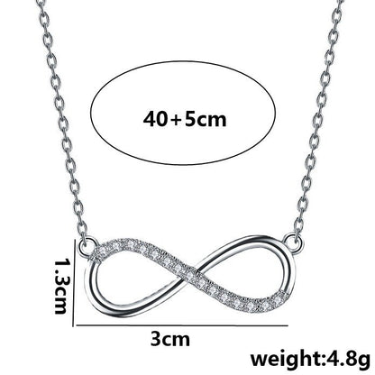 Infinity Curve Gold Necklace