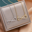 Infinity Curve Gold Necklace