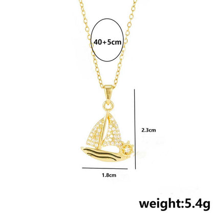 Sailboat Pendant Necklace