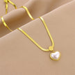 Heart Glow Zircon Pendant Necklace