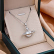 Pearl Orbit Pendant Necklace