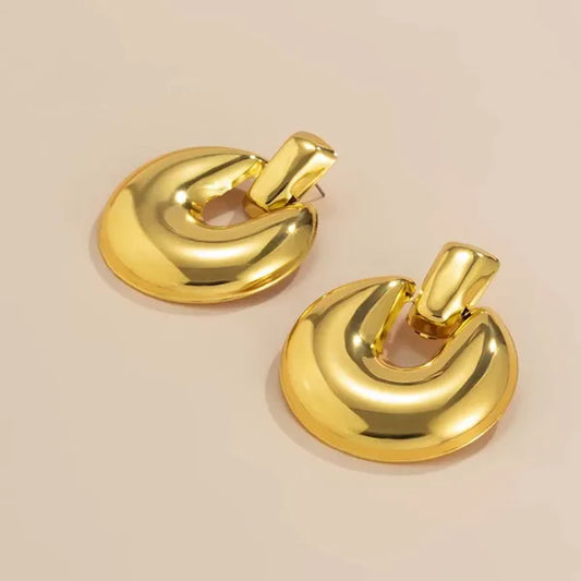 Moon Crescent Drops Earrings