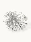 Celestial Silver Pave & Burst Pearl Statement Ring
