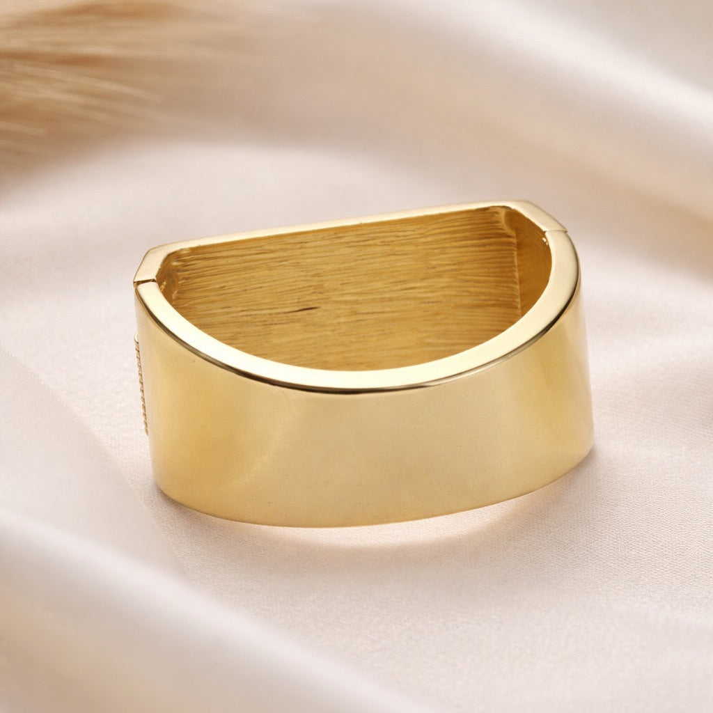 Iconic Gold Statement Cuff Bracelet
