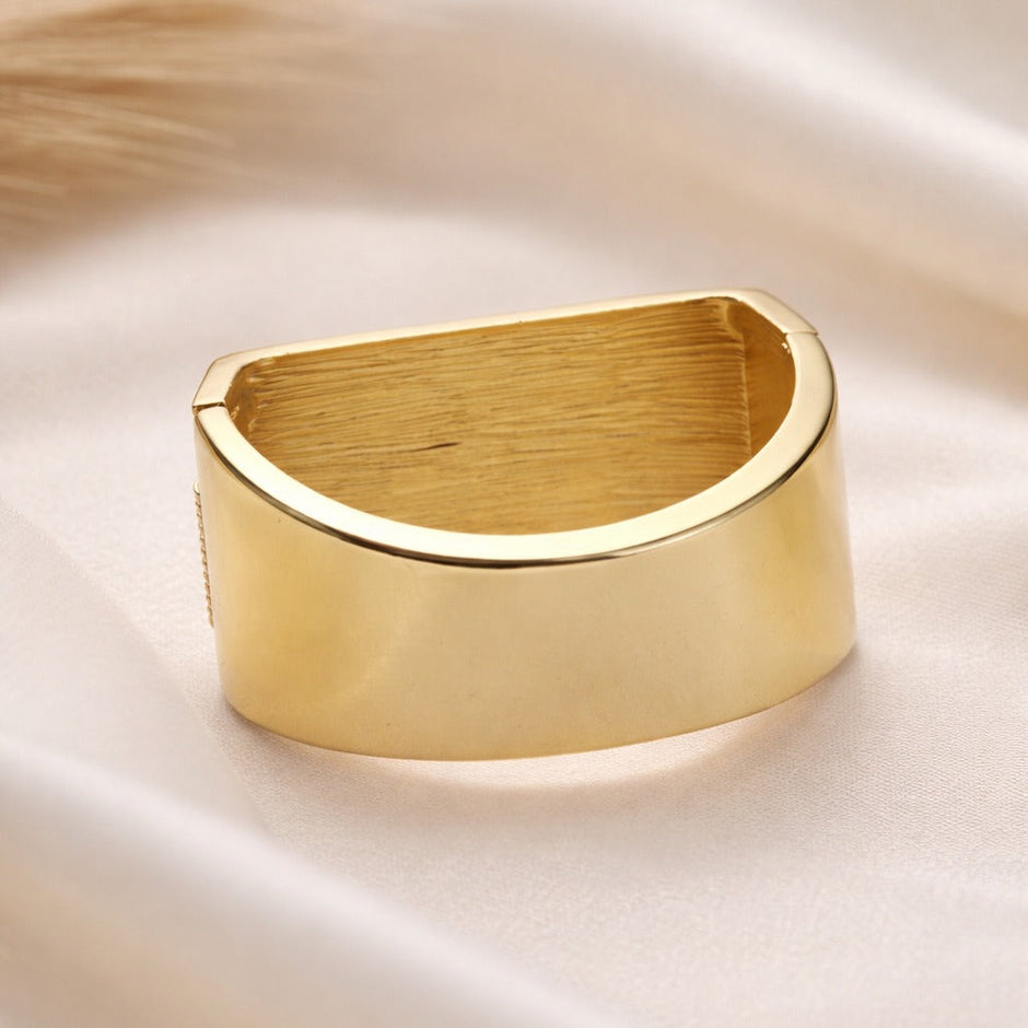 Iconic Gold Statement Cuff Bracelet