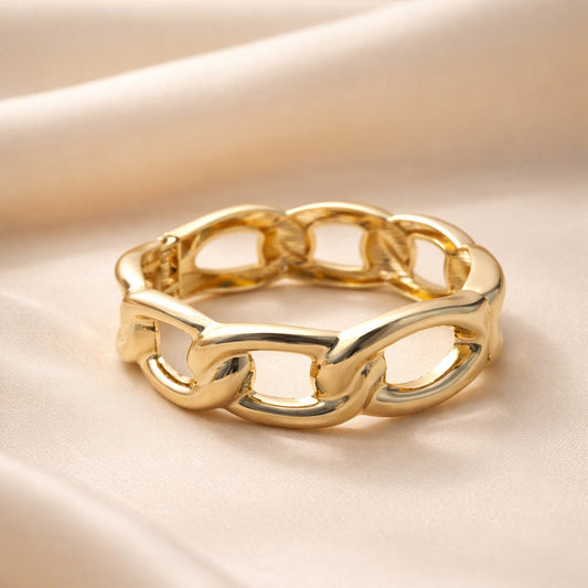 Golden Solis Curb Bracelet