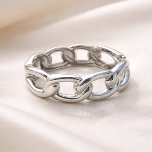 Chroma Link Silver Statement Bracelet