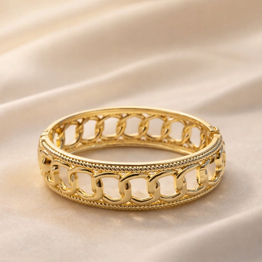 Marina Rope Chain Cuff Bracelet