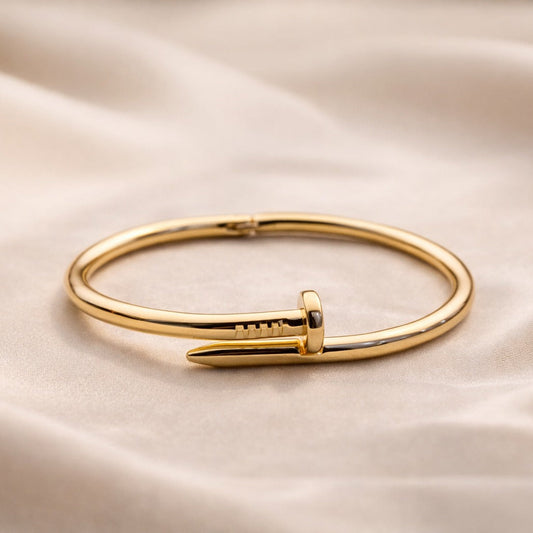 Modern Edge Torque Cuff Bracelet