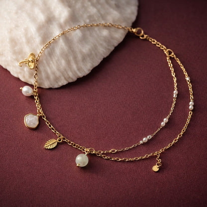 Good Fortune Multi-Charm Anklet