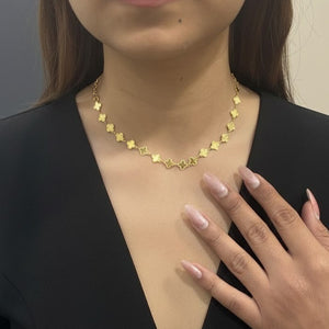 Elysian Gold Clover Necklace