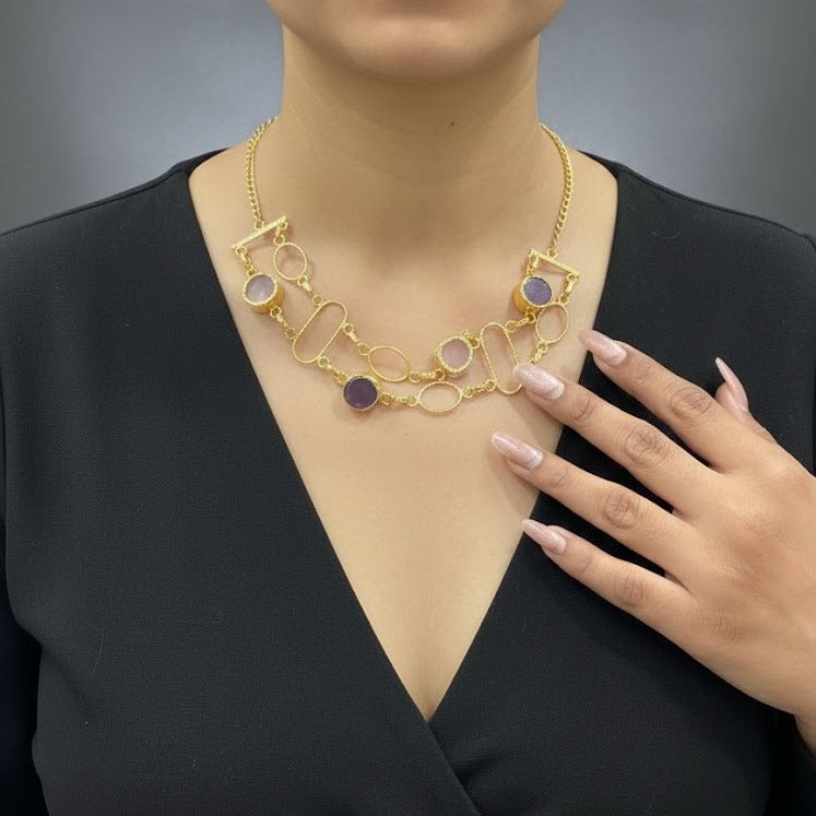 Midnight Garden Statement Necklace