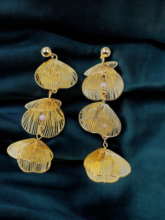 Anti Tarnish Gold Plated Petal Falls